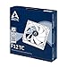 ARCTIC F12 TC - 120 mm Case Fan with Temperature Control, Quiet Motor, Computer, Fan Speed: 300-1350 RPM - Black, White