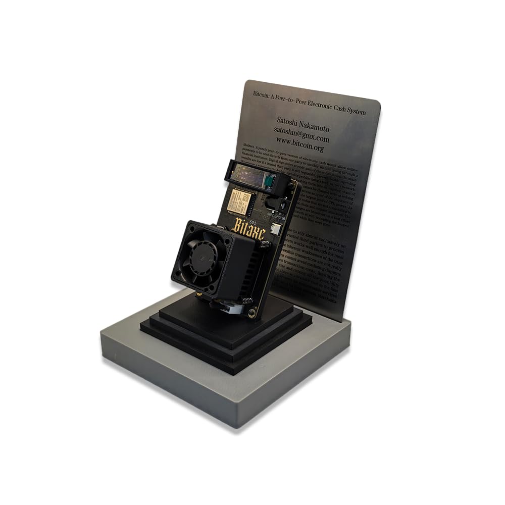 Amazon.com: Bitaxe Gamma 601 Solo Bitcoins Miner 1.2TH/s BM1370 Asic Chip  2.4G WiFi BTC Lottery Crypto Miners Asik Bitcoins Mining Machine (Black) :  Electronics