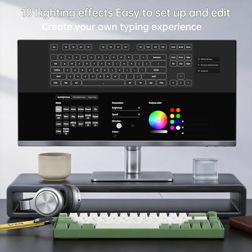 Clavier mécanique filaire KG18 avec switch bleu tactile - 6