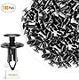 GOOACC Nylon Bumper Fastener Rivet Clips for GM 21030249 Ford N807389S Automotive Furniture Assembly Expansion Screws Kit Auto Body Clips 8mm - 100PCS