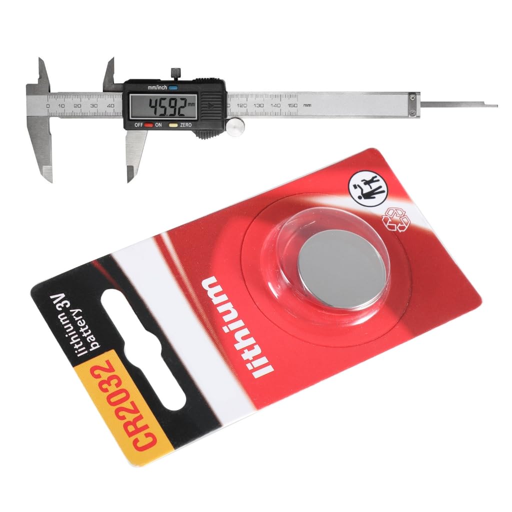 10 BATTERIE AL LITIO CR2032 3V VOLT, PER OROLOGIO Auto Pile A Bottone Cr2032 - Foto 11