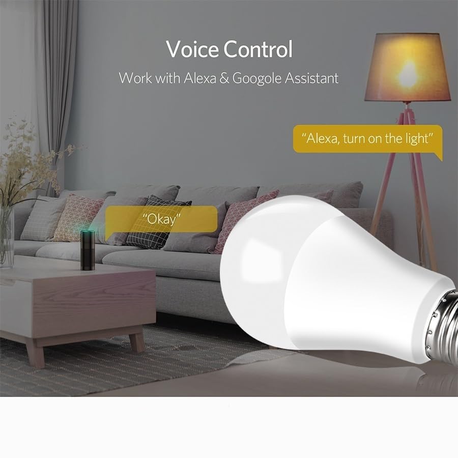 10 szt./zestaw AC85-265V WIFI inteligentna żarówka LED Soundbox B22/E27 15W ciepła biel i zimna biel (kolor : 6500K(Cool White), Rozmiar : B22 15W)