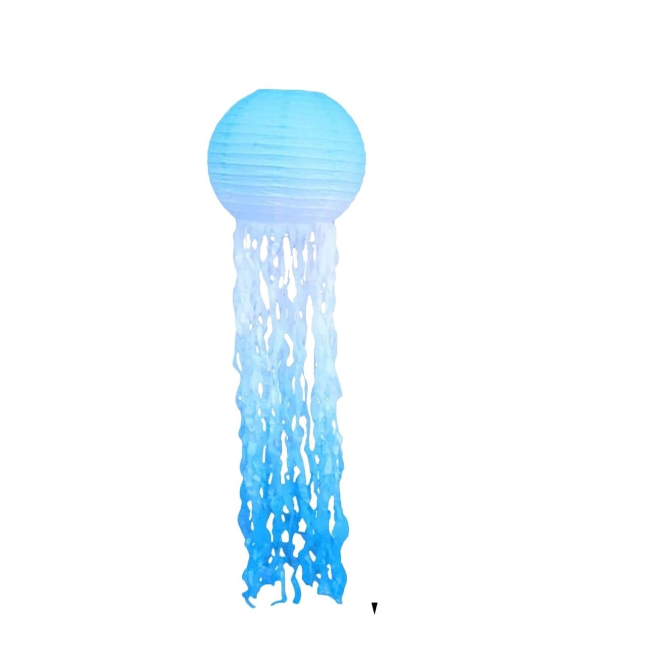 Mermaid Jellyfish Paper Lanterns for Mermaid Theme Party Under The Sea Ocean Birthday Wedding Party Decorations(Banner B)