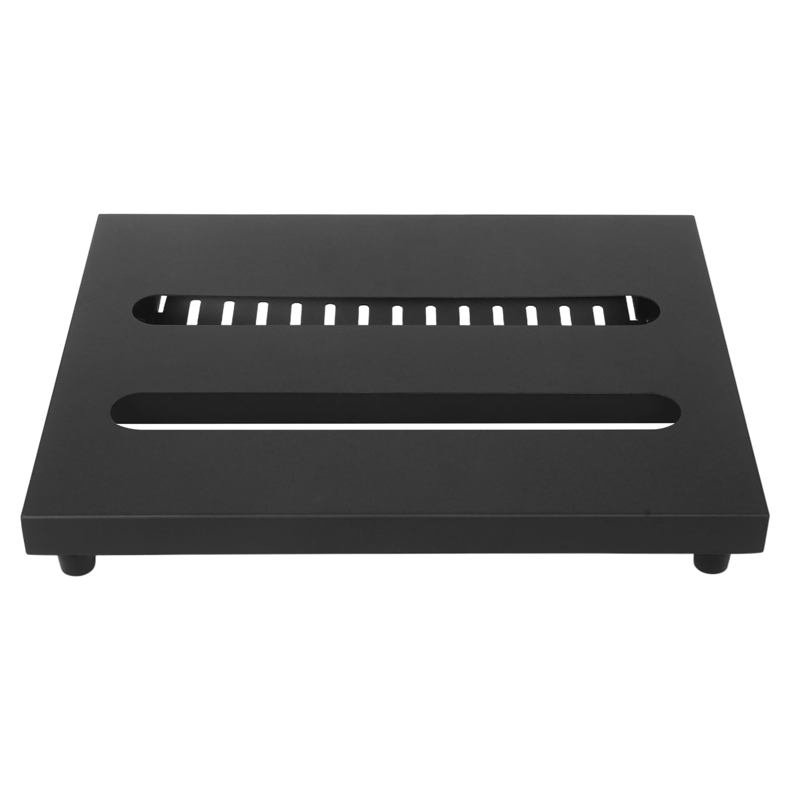35,6 x 26,9 cm Gitarren-Pedalboard mit Netzteilablage, Tragetasche und Montagebändern im Lieferumfang enthalten (Schwarz, SPB-14S)