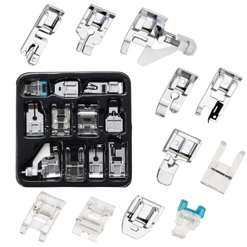 Gemsy Sewing Machine Presser Foot Feet Kit | Fit for All Machine| Heavy-Duty Different Machine Foots l Universal Stitch (11)-image-12