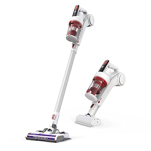 Vacuum Cleaner Vacuum Cleaner Stick Vacuum Cleaner Cordless 2-in-1 Upright and Handheld Vacuum 2200mAh Rechargeable Lithium Battery with