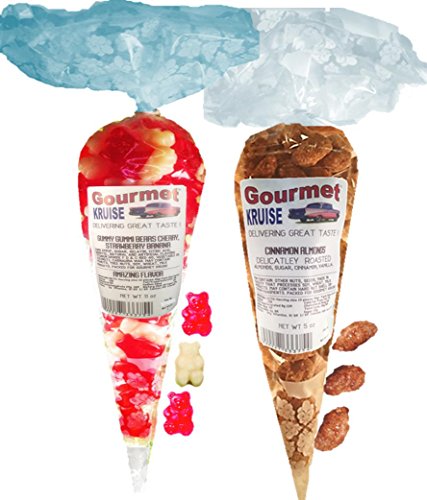 Red Wild Cherry White Strawberry Banana Gummy Gummi Bears
