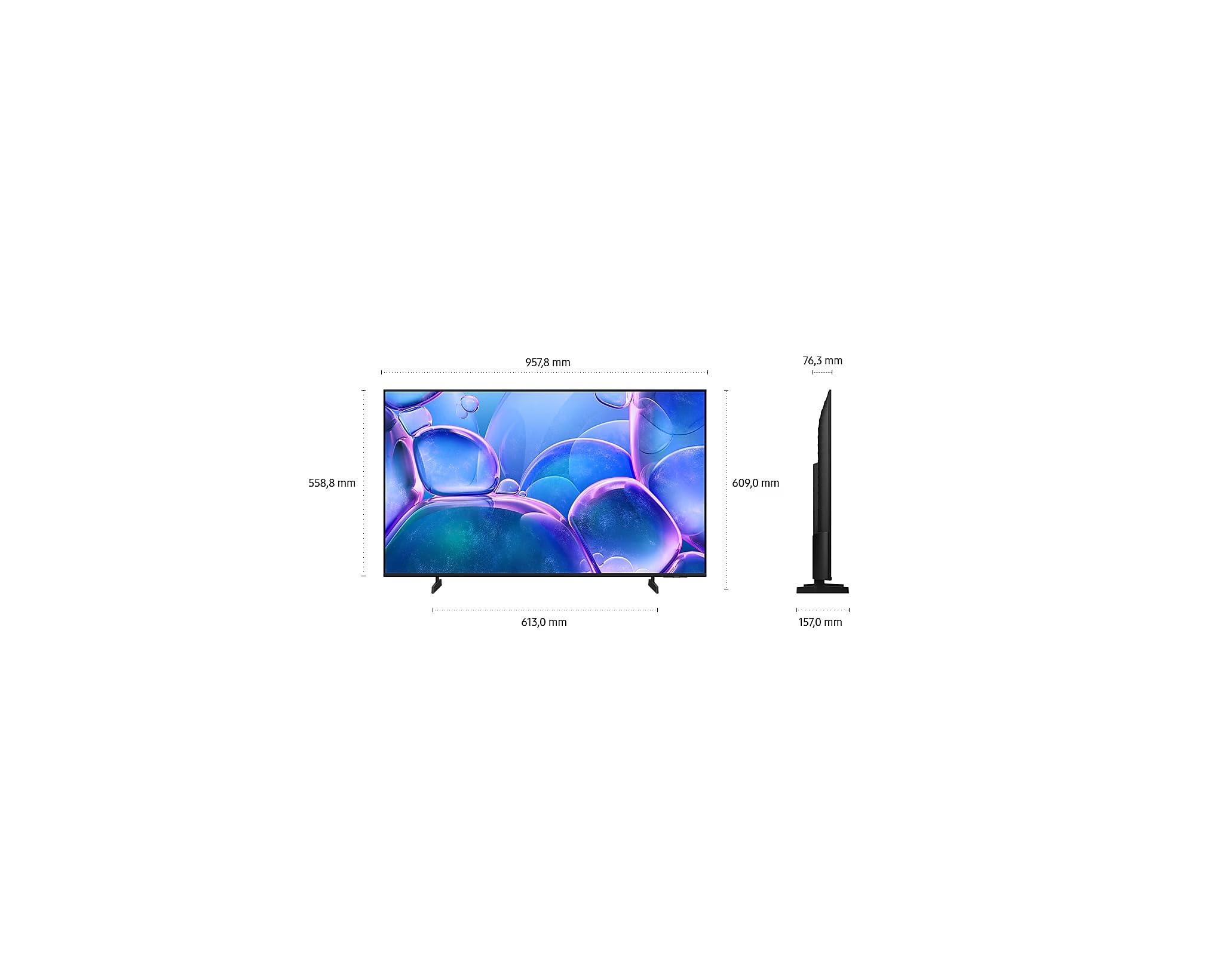 Samsung Telewizor 43" Led Ultra Hd 4k Smart Dvb/t2/s2 43u7022