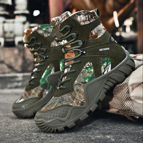 Men's Breathable Hiking Boots Outdoor Lightweight Non-Slip Tactical Boots Jungle Desert Combat Boot2