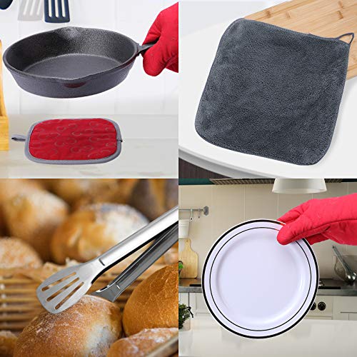 (40 OFF Coupon) Extra Long Silicone Oven Mitts 1 Pair 9.89