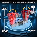Hydraulic Boxing Bots Building Kit, STEM Educational Fighting Game Set, 2-Player Battle Robot Toy for Kids, Cool Birthday Gift for Boys Age 5 6 7 8 9 10