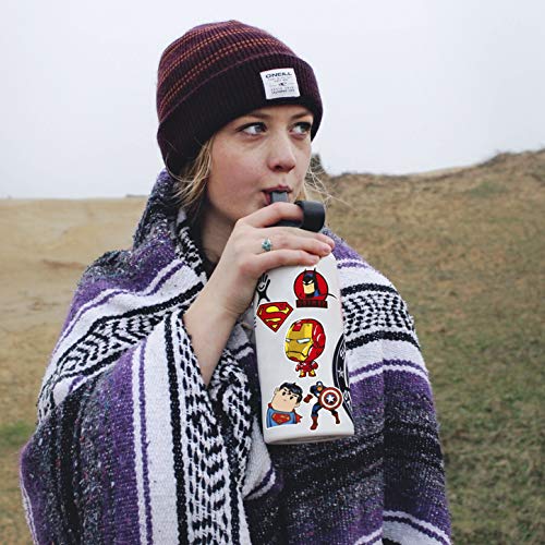 HUASAI Superhero Stickers for Hydro Flask, 100 Pcs Waterproof Vinyl Stickers for Laptop, Luggage, Skateboard, Water Bottles, Bicycle, Guitar, Phone,Trendy Aesthetic Stickers for Kids, Teens