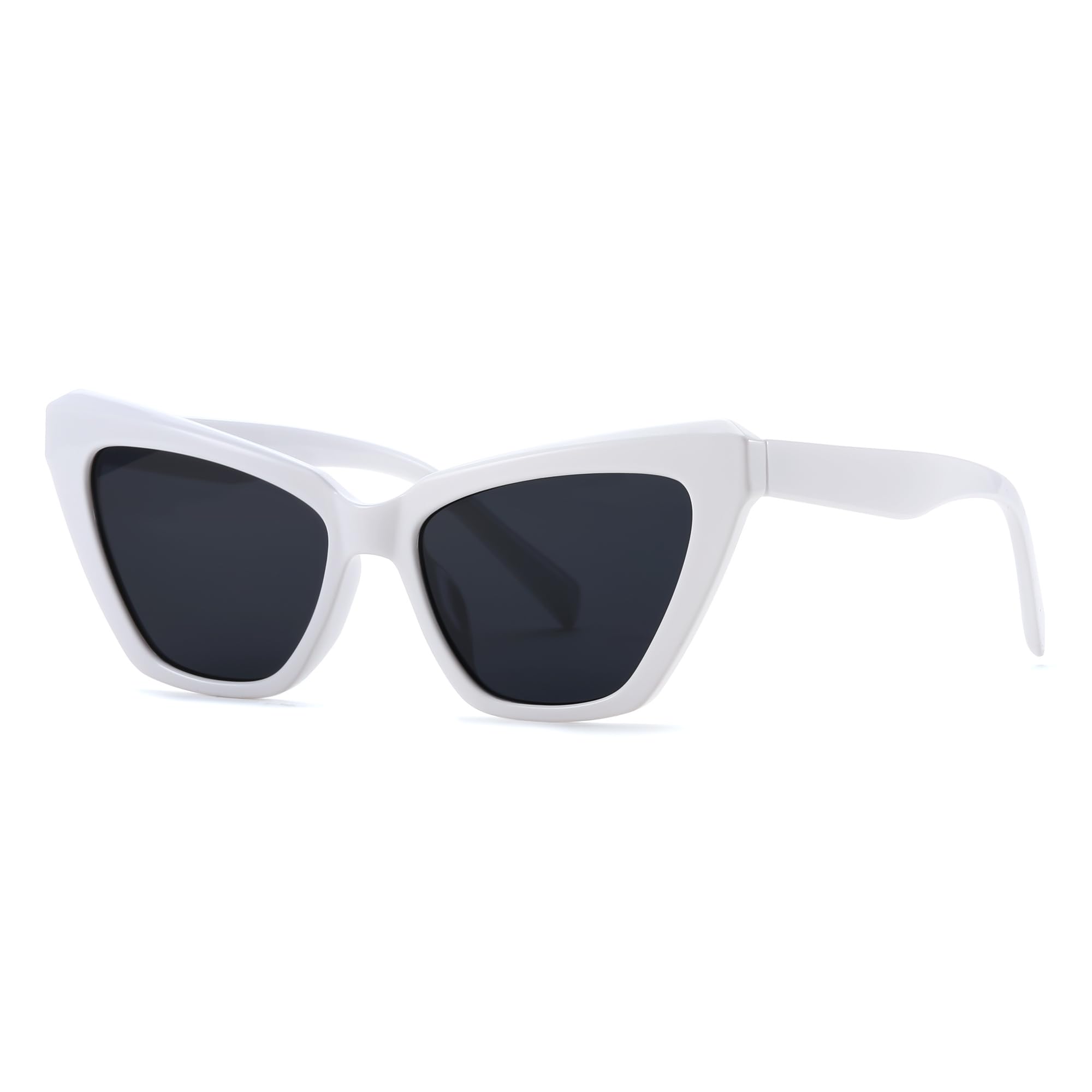 FEISEDY Retro Cat Eye Sunglasses for Women UV400 Protection Small Vintage Chic Shades B0132