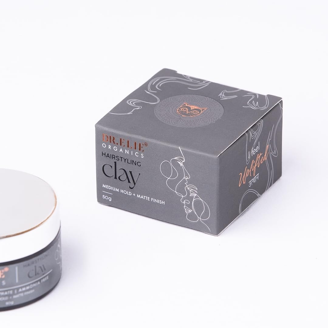 Hair Clay for Men & Women | Styling Wax | Medium Hold | Matte Finish | Restylable | Volumizing | Easy to Wash Off | Paraben & Sulphate Free | Unisex | 50g (1, 50, Millilitres) 1