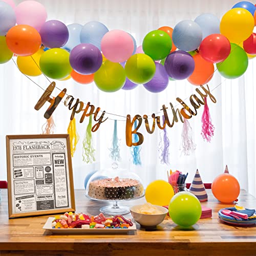 Image of CANREVEL 129pcs Rainbow Balloon Arch Kit 18 12 10 5 Inch, Colorful Balloons Assorted Colors for Baby Shower Encanto Birthday Wedding Anniversary Bridal Shower Party Decoration