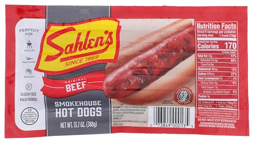 Sahlen's Original Smokehouse All Beef Hot Dogs