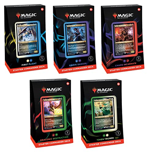 Starter Commander 2022 Magic The Gathering le cadeau idéal pour joueurs de cartes