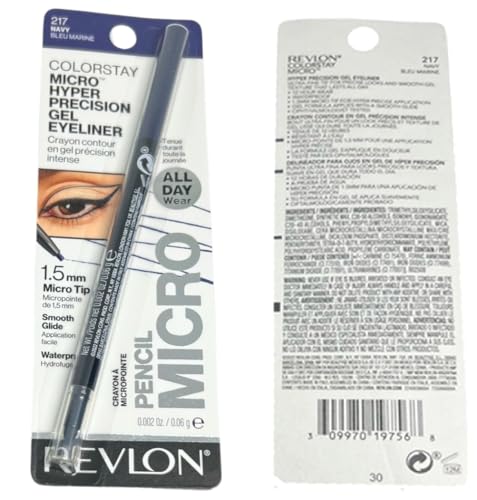 Revlon Pack 2 Delineador Gel Micro Precision Azul Navy miniatura 3