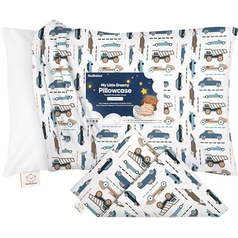 KeaBabies Organic Toddler Pillowcase Cover