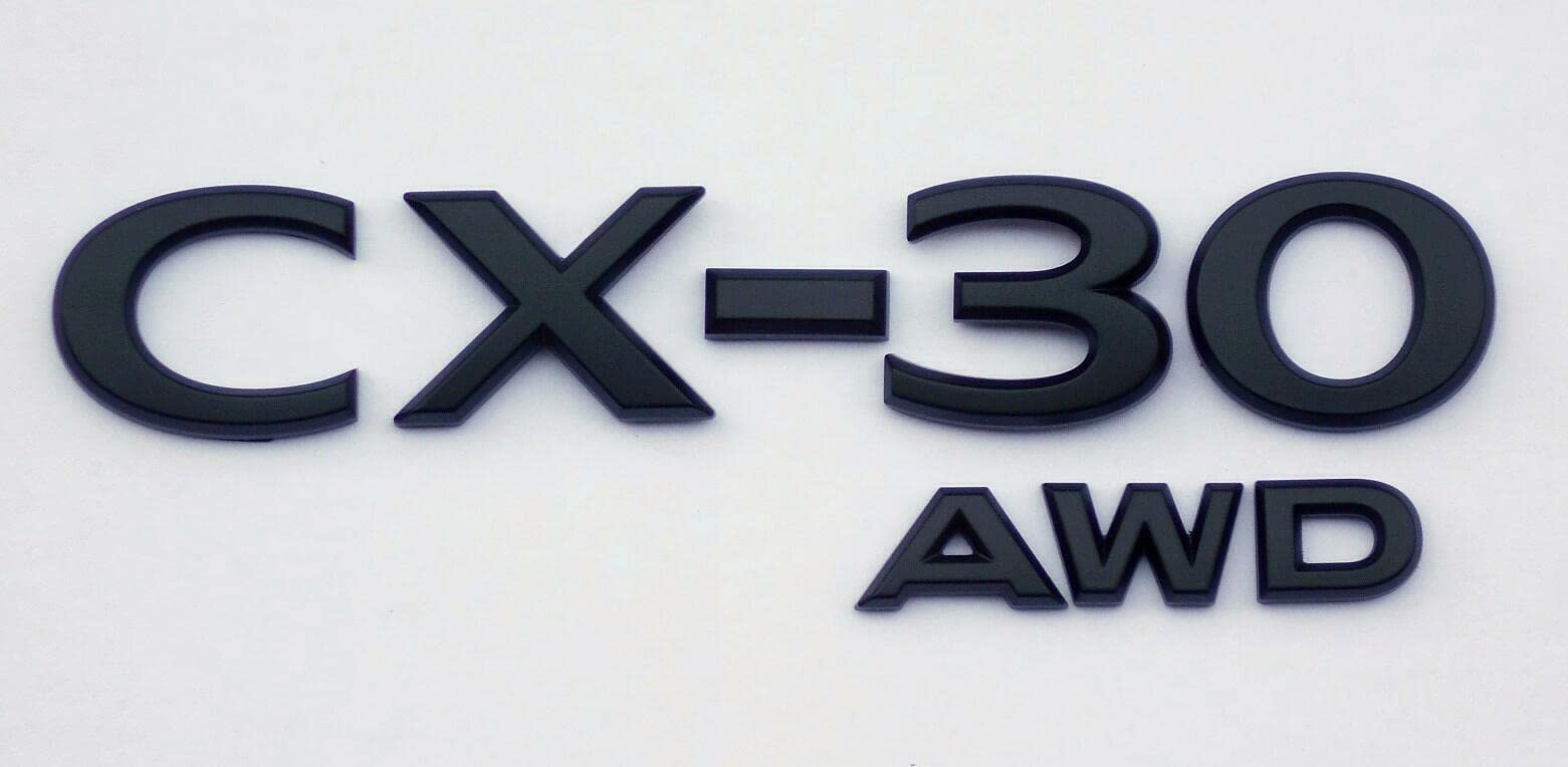 Amazon | マットブラック CX-30＋AWD(5BA,3DA,3AA) カーネーム 