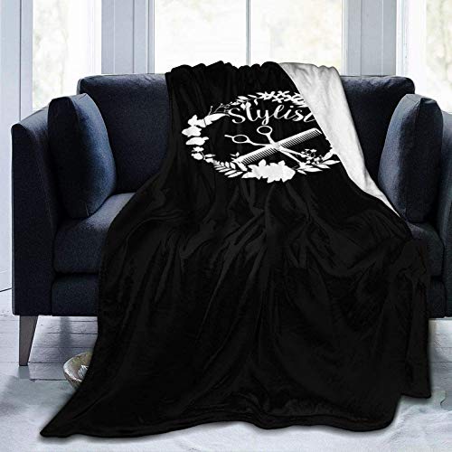 Blanket Louise Morrison Hair Stylist Throw Blanket Ultra Soft Velvet Blanket Lightweight Bed Blanket Quilt Durable Home Decor Fleece Blanket Sofa Blanket Luxurious Carpet for Men Women Kids 60x50 in
