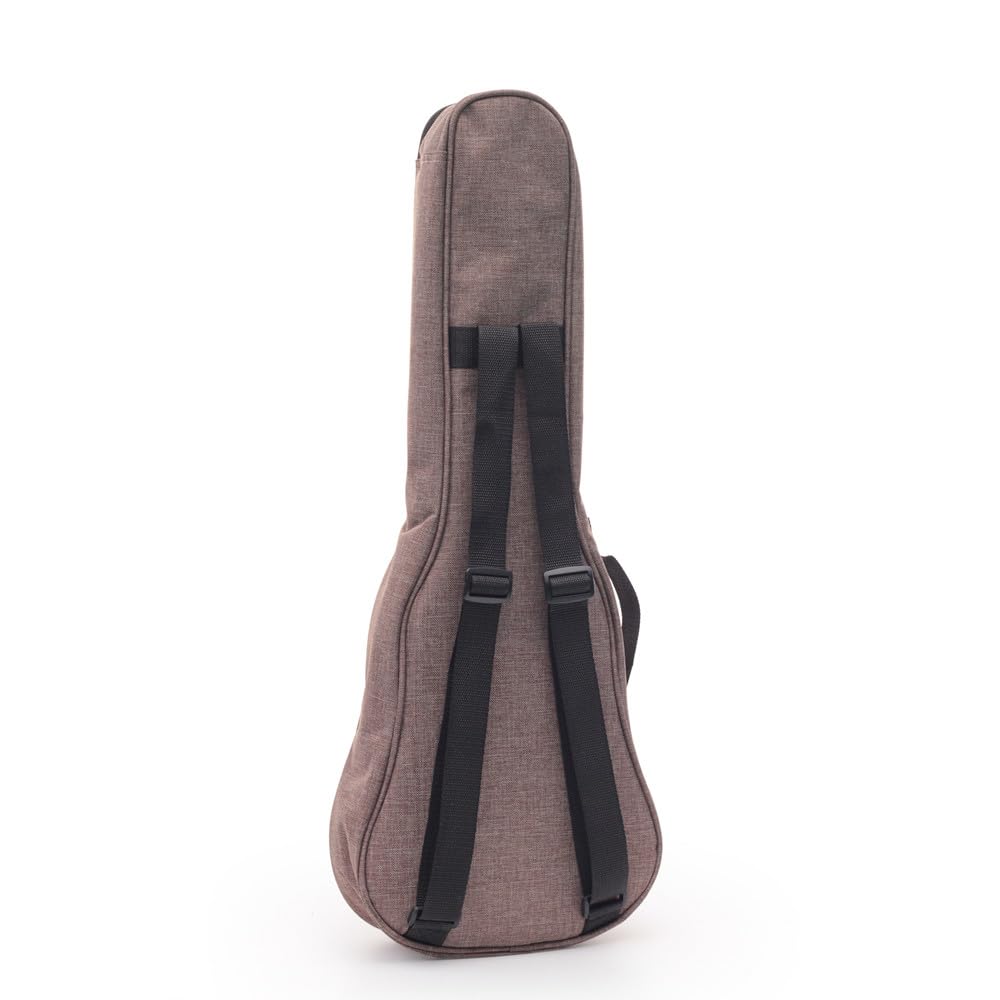 Tenor Ukulele Gig Bag Waterproof Ukulele Case Padded Backpack, Great For Soprano Concert (21/23/24 In) Music Skull Pattern
