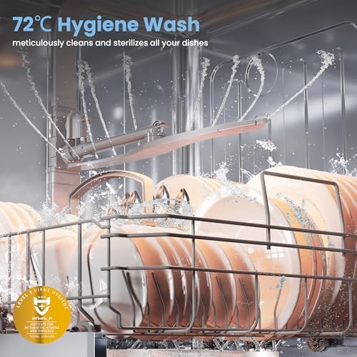 COMFEE' 60cm Freestanding Dishwasher - 12 Place Settings, Quick Wash - Image 5