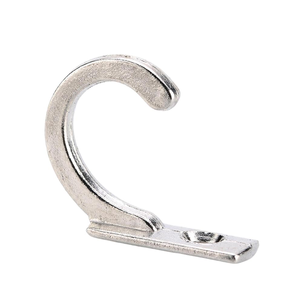 Gxbzhcaqy Silver Antique Curved Buckle Horn Lock Clasp Hook Compatible With Wooden Jewelry Box Furniture Hardware(Silver)