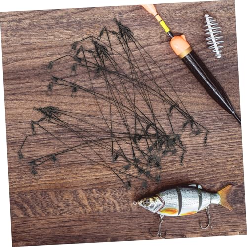BESPORTBLE Fishing Leader Wire Bite Steel 50 unidades miniatura 5