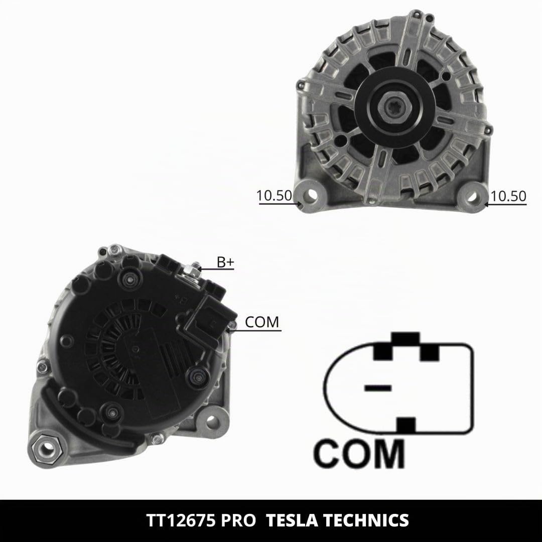 TT12675 PRO Alternateur pour voiture 12V, alternateur 180A. Compatible avec BMW. Excellent relation qualité-prix. Installation facile et garantie.
