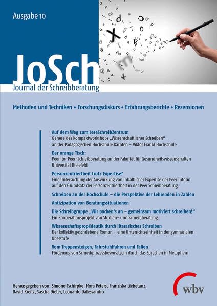JoSch - Journal der Schreibberatung 02/2015: Heft 10