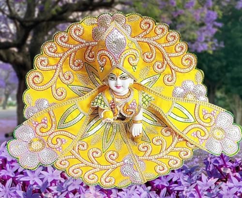 Partish Laddu Gopal Heavy Dress with Mukut l Ladoo Gopal Dress l ...