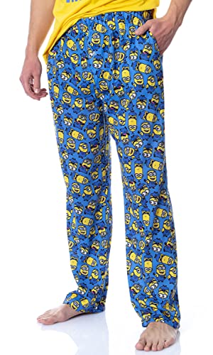 Despicable Me Mens' Minions 1 In A Minion Raglan Sleep Pajama Set3