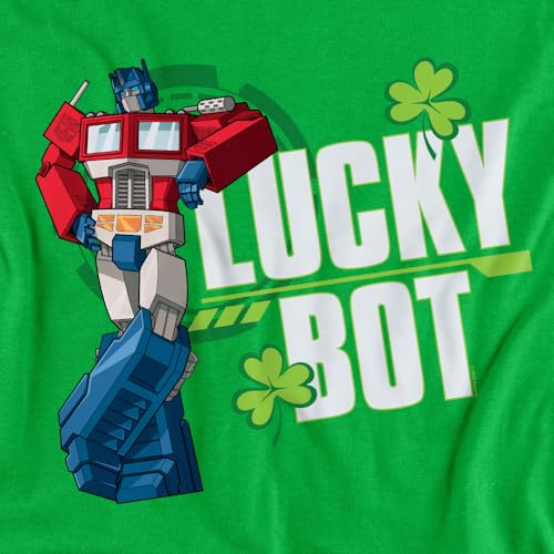 Transformers St Patrick's Day Optimus Prime Lucky Bot Kids T Shirt for Youth Toddler Boys and Girls3