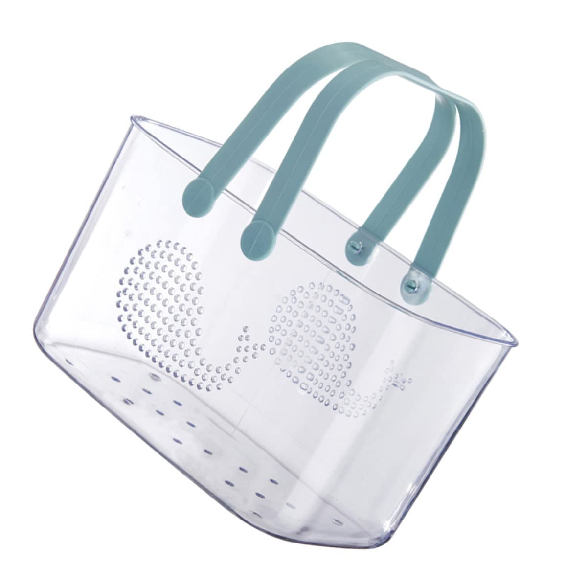 Cesta Organizadora de Baño de Plástico, Portátil y Reutilizable para Hogar