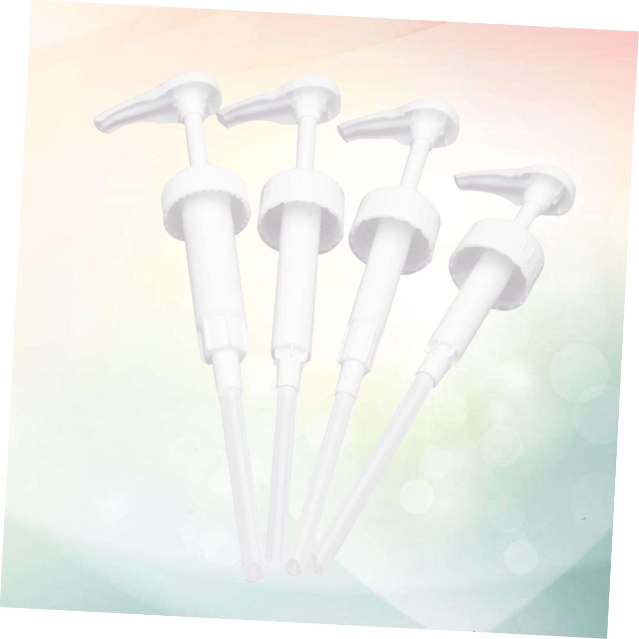 Tête de Pompe à Pression en Plastique Blanc 10cc pour Embout de Bouteille Diamètre Extérieur 3,5cm Verrouillage et Système Anti-Fuite pour Doseuse de Boissons