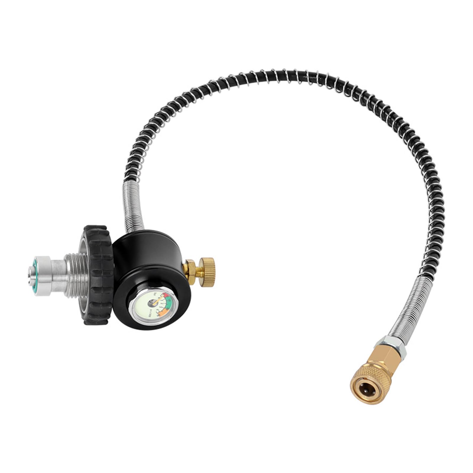SHINLHUA Diving Air Tanks Refill Connector Diving Valves DIN Fill Station Scubas Cylinder Regulator DIN 5/8 Charging Adapter Stainless Steel Filling Charging Adaptor