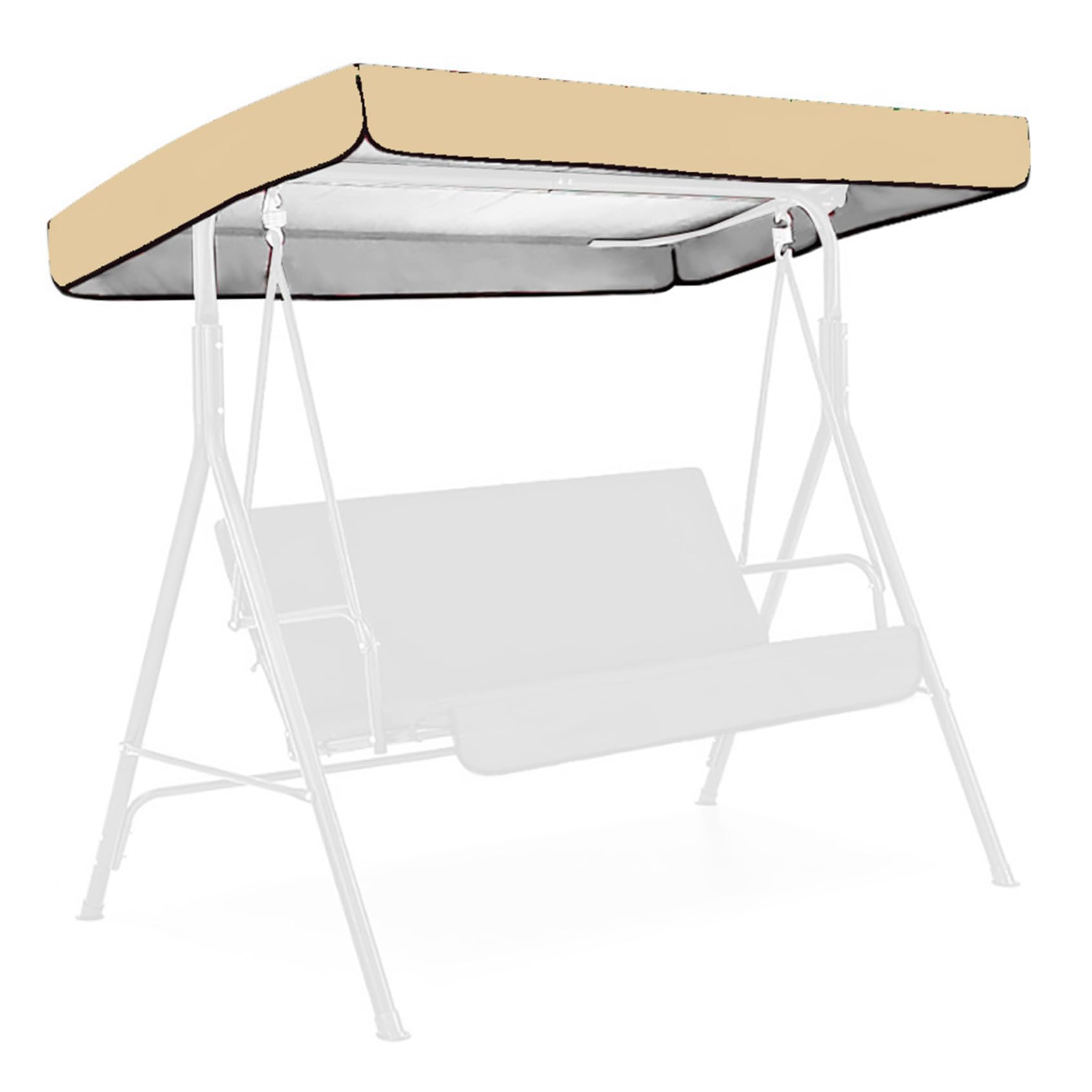 Auvent pivotant Oxford 84x48 imperméable pour rechange de toit extérieur
