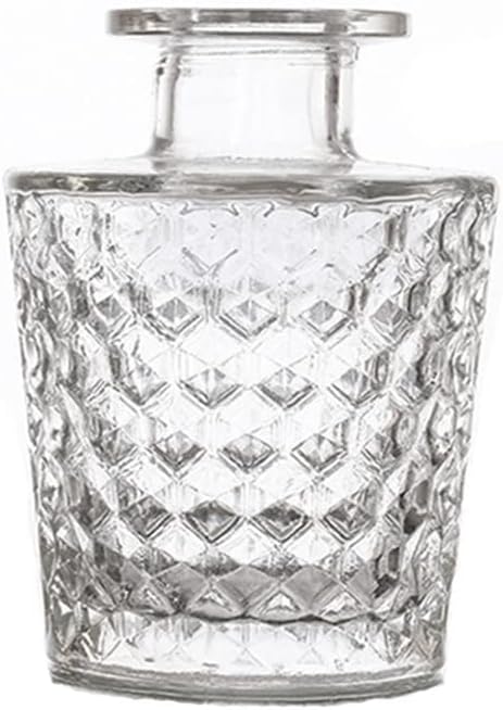 1 PCS 150ml/5oz Clear Glass Diffuser Bottles Empty Refillable Diffuser Jars Aromatherapy Container Fragrance Accessories Use for DIY Replacement Reed Diffuser Sticks Set Essential Oils Crafts Decor