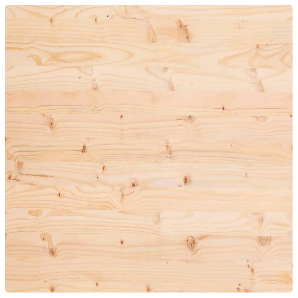 Amazon.co.jp: vidaXL テーブルトップ 80x80x2.5 cm 無垢材 パイン材