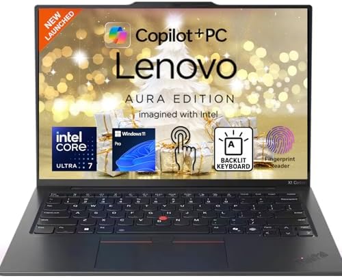 Lenovo ThinkPad X1 Carbon Business Laptop | 14" WUXGA Touchscreen, FP Reader, Backlit KB | Intel Ultra 7 255U 12-Core CPU | 32GB LPDDR5 RAM, 1TB SSD | WiFi 7, Bluetooth 5.4, Thunderbolt 4 image 4