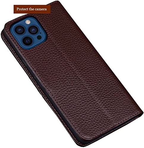 Housse iPhone 13 marron, étui idéal pour le travail et les sorties - 6