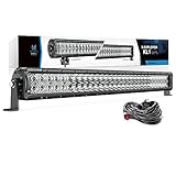 MICTUNING X-Explorer KL1 LED Light Bar - Unique STP Reflectors 32 Inch 180W Off Road Driving Light...