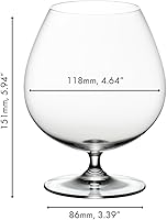 Vista 4 de Riedel Vinum 6416/18 - Juego de 2 copas de brandy, aptas para lavavajillas, color marrón