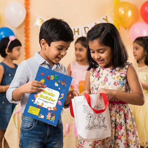 Image of Party Propz Return Gifts for Birthday - 24 Pcs, Partyfavors Pack, Activity Book, DIY Bags, Birthday Return Gifts For Kids, Return Gifts For Birthday, return gift for kids age 6-10