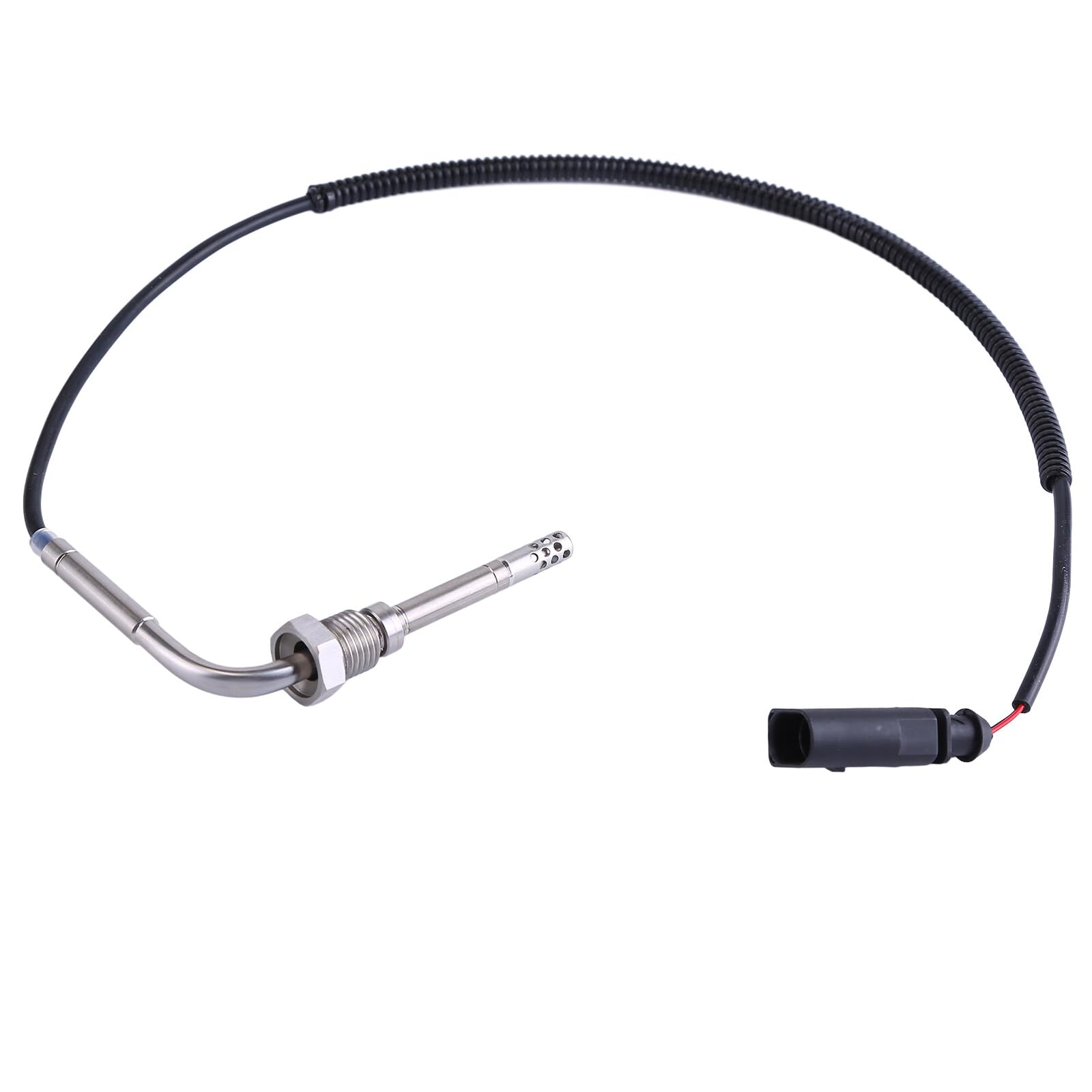 Sensor de temperatura de los gases de escape Sensor de temperatura 038906088D Compatible para 2.7 3.0 A6 (4F,C6) hasta Bj.03/2008