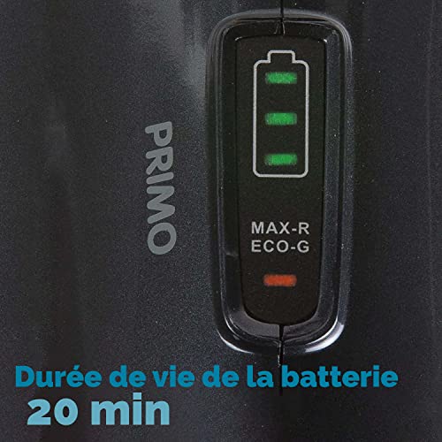 PRIMO PR501SV Aspirateur balai sans fil 3 en 1, Autonomie 20 min, batterie Li-ion 18.5 V, Accessoires compris - Image 4