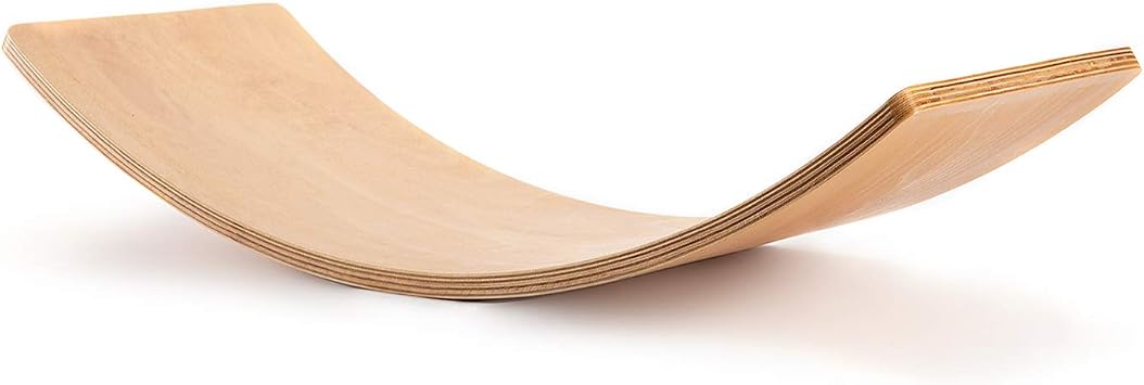 Wooden Balance Board Rocker Board Waldorf Kinderboard Open End Play Toy for Kids Balance Toy