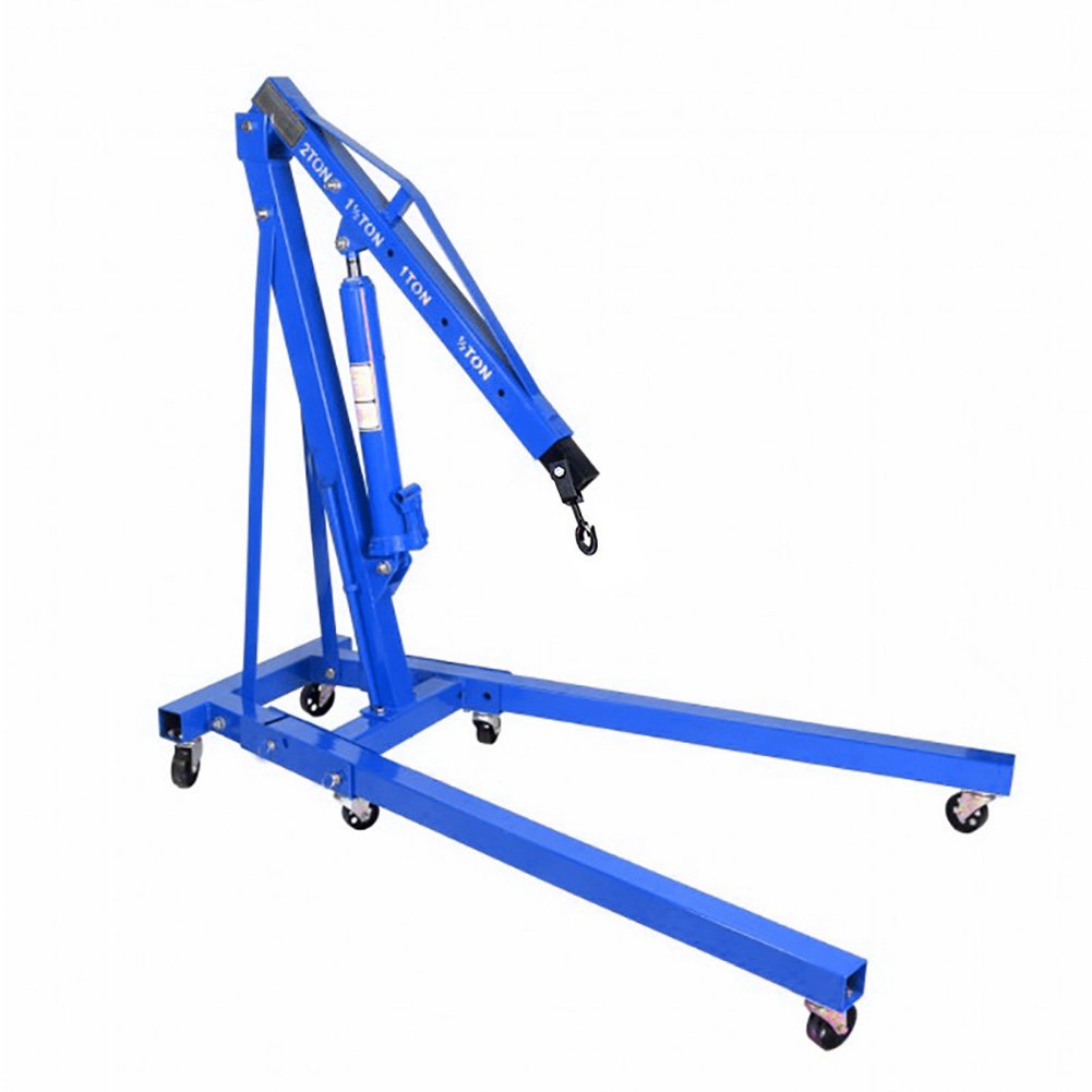 Buy Warmiehomy 2 Ton Hydraulic Folding Engine Crane Stand Hoist Lift