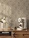 Toduso Peel and Stick Wallpaper Vintage Wall Paper Boho Contact Paper Brown Floral Removable Wallpaper for Bathroom Bedroom Flower Waterproof Self Adhesive Vinyl Drawer Decor 17.3